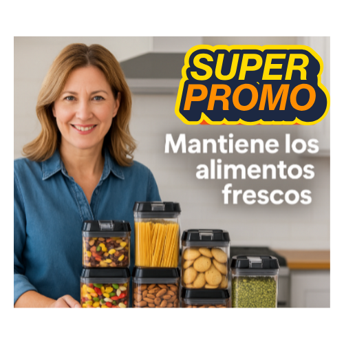 Set de 7 Recipientes Herméticos Airtight